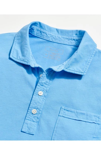 Shop Billy Reid Pensacola Organic Cotton Polo In French Blue
