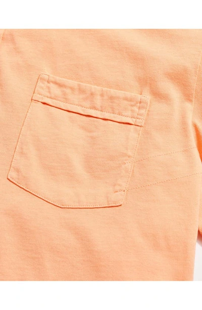 Shop Billy Reid Pensacola Organic Cotton Polo In Pale Coral