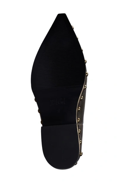 Zigi Richelie Block Heel Mule In Gold