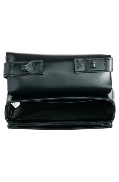 Diesel Mini Shoulder Bag In Soft Nappa Leather With Logo Detail In Black