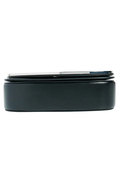 Diesel Mini Shoulder Bag In Soft Nappa Leather With Logo Detail In Black