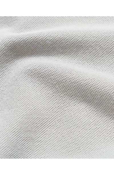 Shop Billy Reid Pensacola Pima Cotton Piqué Pocket Polo In Silver