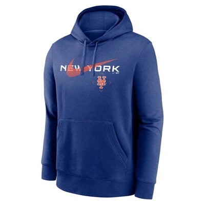 Shop Nike Royal New York Mets Swoosh Neighborhood Pullover Hoodie