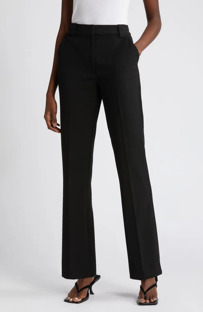 Nordstrom Slim Flare Pants In Black