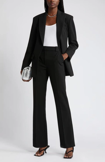 Nordstrom Slim Flare Pants In Black