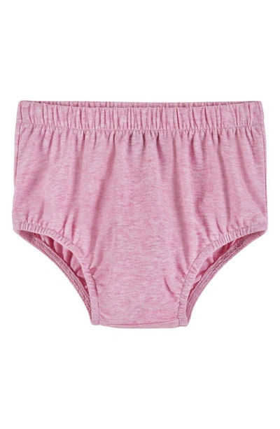 Andy & Evan Puff Sleeve Tiered Dress In Pink Puff