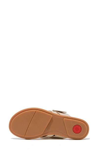 Shop Fitflop Gracie Slide Sandal In Stone Beige