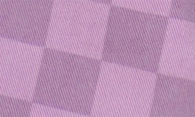 The New Kids' Jania Checker Stretch Organic Cotton Wide Leg Jeans In Light Purple