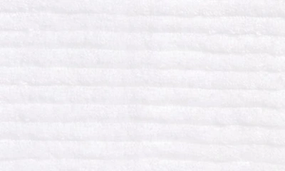 Nordstrom Hydro Ribbed Organic Cotton Blend Bath Towel In White