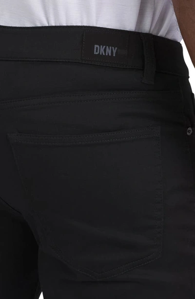 Shop Dkny Sportswear Dkny Ultimate Slim Fit Stretch Pants In Black