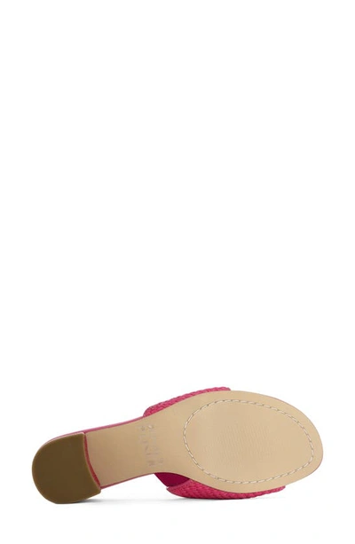 Donald Pliner Naia Embossed Slide Sandal In Magenta