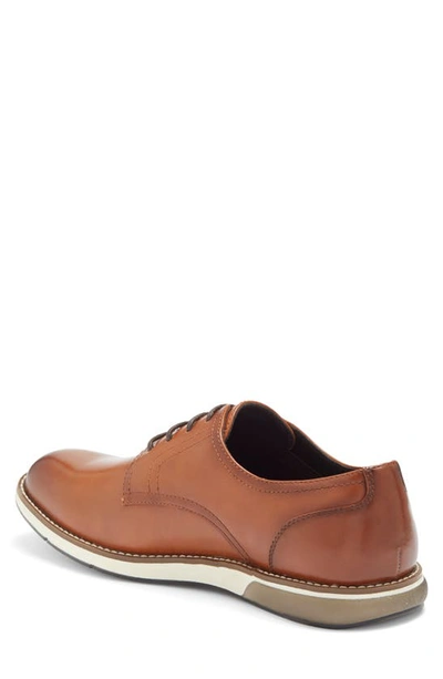 Rush By Gordon Rush Plain Toe Derby In Cognac