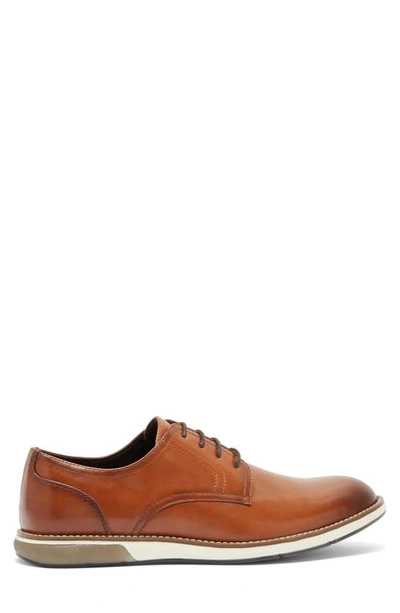 Rush By Gordon Rush Plain Toe Derby In Cognac
