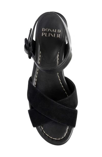 Shop Donald Pliner Chunky Platform Sandal In Black