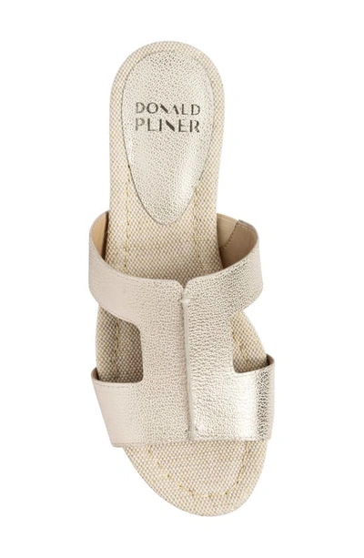 Donald Pliner Platform Sandal In Platino