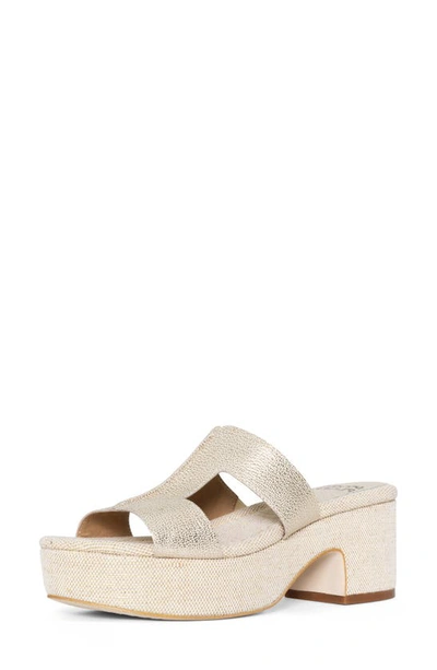 Donald Pliner Platform Sandal In Platino