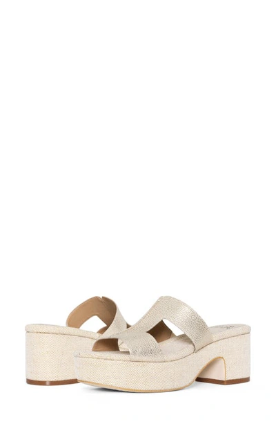 Donald Pliner Platform Sandal In Platino