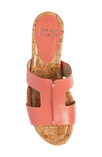 Donald Pliner Platform Sandal In Coral