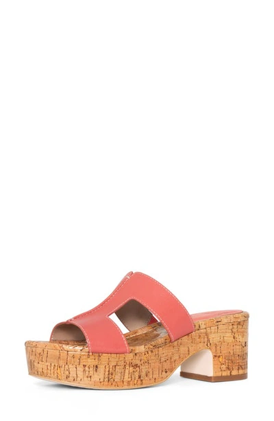 Donald Pliner Platform Sandal In Coral