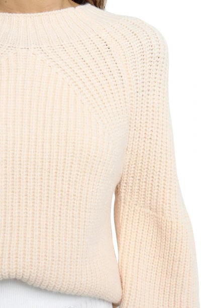 Petal And Pup London Blouson Sleeve Sweater In Beige