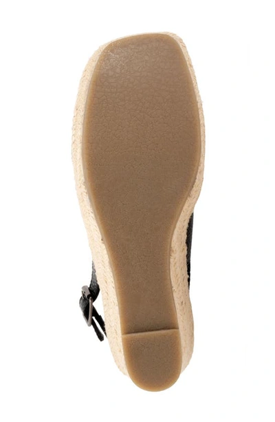 Shop Softwalk ® Hartley Slingback Espadrille Wedge Sandal In Black