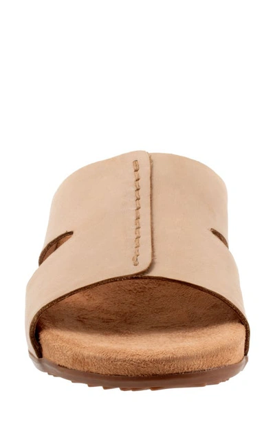 Softwalk Beverly Slide Sandal In Beige