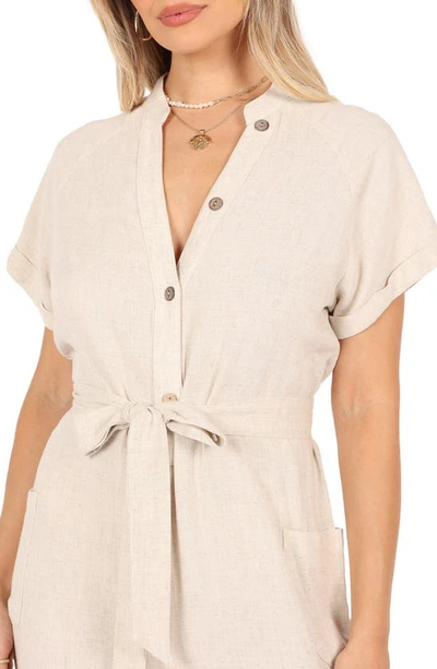Petal And Pup Womens Archie Jumpsuit In Oat
