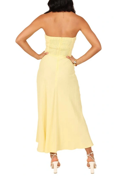 Petal And Pup Womens Rosetta Dress In Lemon