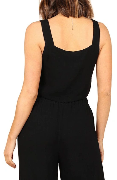Petal And Pup Womens Eleanor Cropped Top In Black