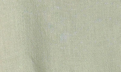 Petal And Pup Eleanor Linen Crop Tank In Green