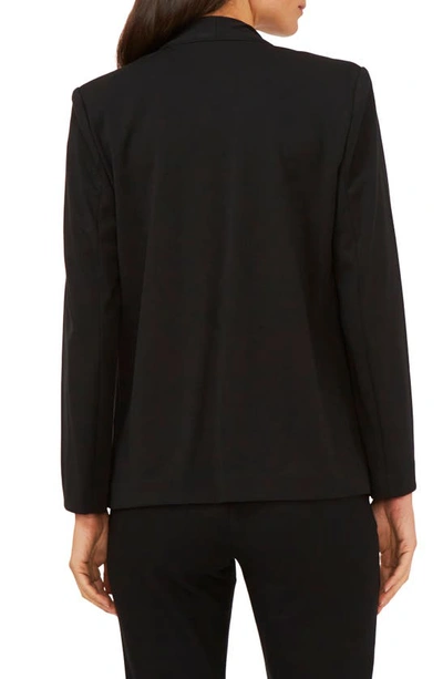 Chaus Beatrice Ponte Blazer In Rich Black