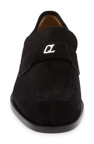 Shop Christian Louboutin Varsimoc Loafer In Black