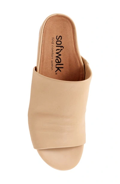 Shop Softwalk Camano Slide Sandal In Beige