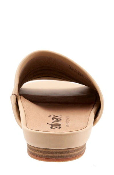 Shop Softwalk Camano Slide Sandal In Beige