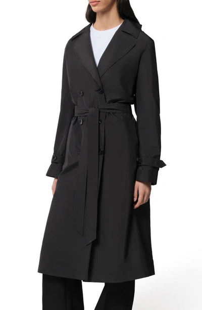 Shop Soia & Kyo Blaire Water Repellent Coat In Black