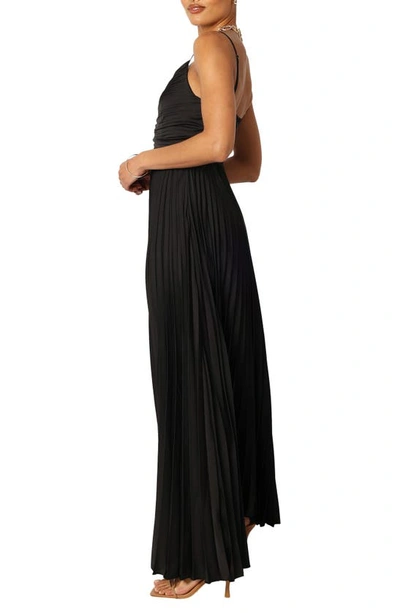 Petal And Pup Naira Pleated Maxi Dress In Black