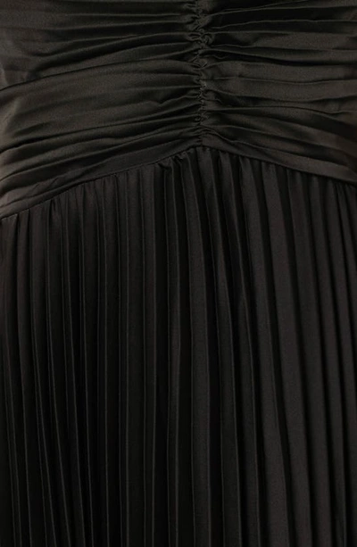 Petal And Pup Naira Pleated Maxi Dress In Black