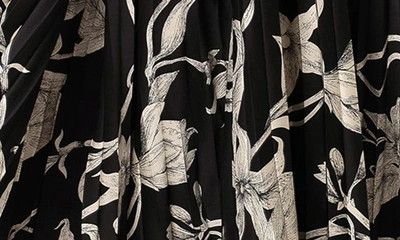 Petal And Pup Womens Angelique Strapless Maxi Dress In Black Floral