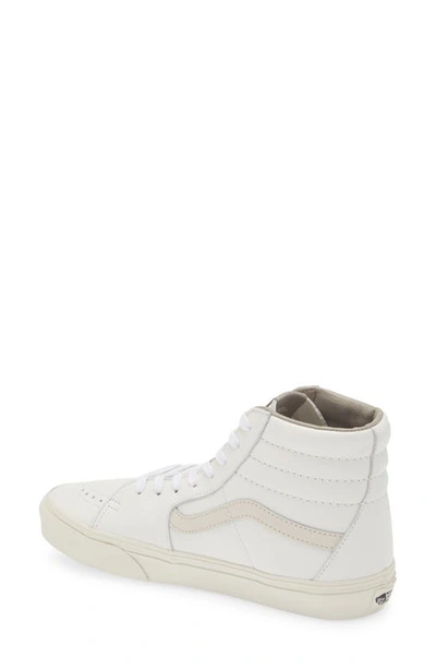 Shop Vans Sk8-hi Sneaker In Premium Leather Rain Drum