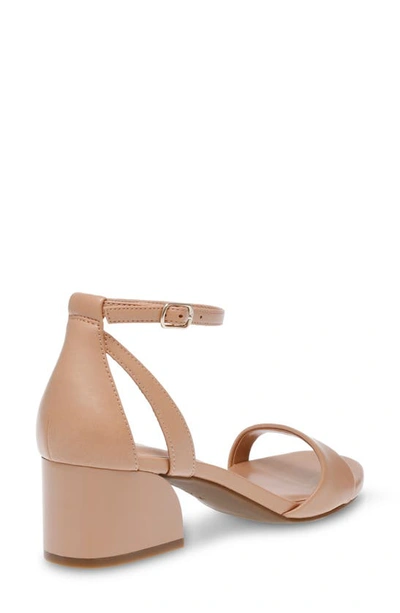 Shop Anne Klein Mayra Ankle Strap Sandal In Beige Smooth