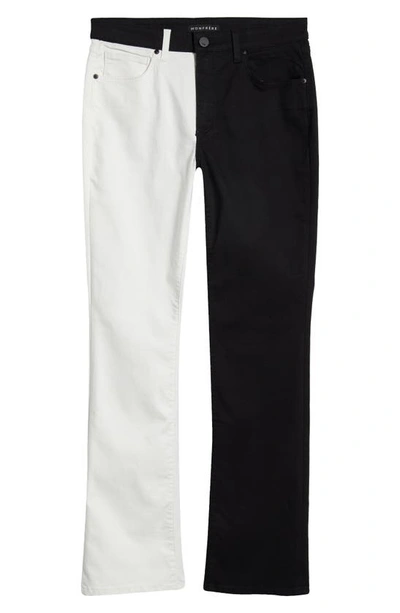 Monfrere Monfrère Clint Two-tone Bootcut Jeans In Shadow