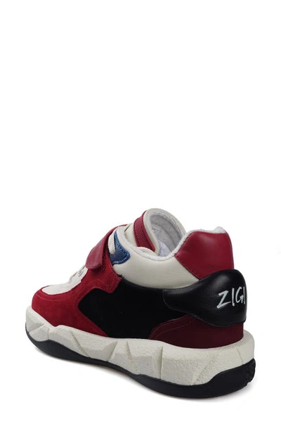 Zigi Torani Platform Sneaker In White/ Multi