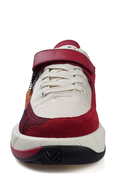 Zigi Torani Platform Sneaker In White/ Multi