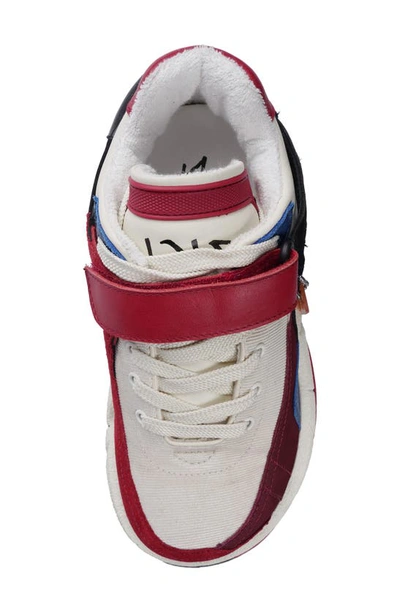 Zigi Torani Platform Sneaker In White/ Multi