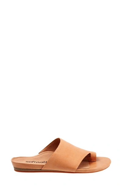Softwalk Corsica Slide Sandal In Beige Leather