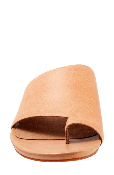 Softwalk Corsica Slide Sandal In Beige Leather