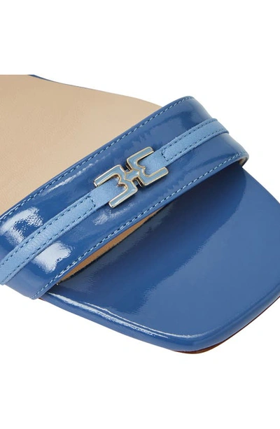 Shop Bruno Magli Phoebe Ankle Strap Sandal In Blue Patent