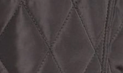 Shop Lauren Ralph Lauren Recycled Polyester Diamond Quilt Jacket In Black
