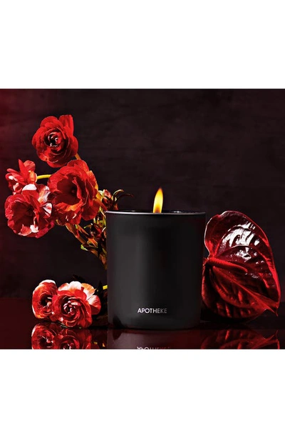 Apotheke Charcoal Rouge Classic Scented Candle In Black
