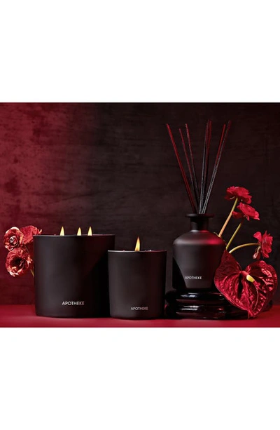 Shop Apotheke Charcoal Rouge Classic Scented Candle In Black